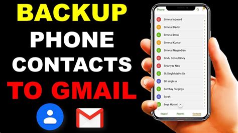 how to backup contacts